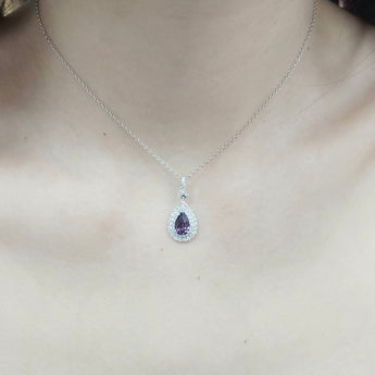 宮廷式吊墮 · 紫色尖晶石 - WILLS JEWELLERY