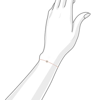 小圓泡鑽石手鏈 - WILLS JEWELLERY