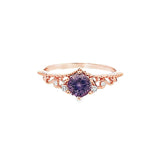 皇冠戒指．紫色尖晶石 - WILLS JEWELLERY
