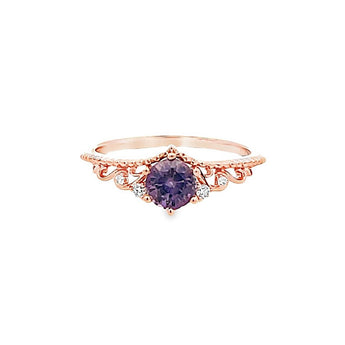 皇冠戒指．紫色尖晶石 - WILLS JEWELLERY