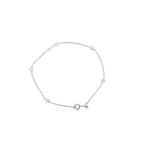 小白鑽手鏈 - WILLS JEWELLERY