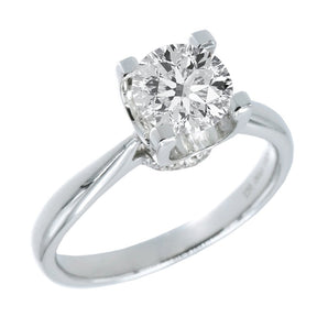 經典四爪漸幼鑽石戒指 - WILLS JEWELLERY