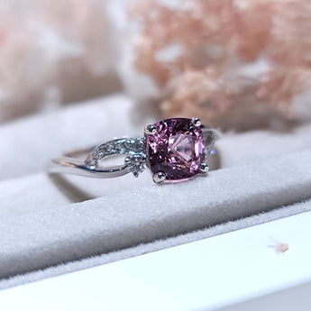 扭結戒指 · 粉紅尖晶石 - WILLS JEWELLERY