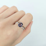 雙色戒指．紫色尖晶石 - WILLS JEWELLERY
