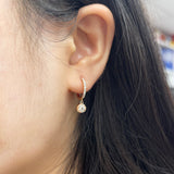 摩根石垂吊雙層圍石鑽石耳環 - WILLS JEWELLERY