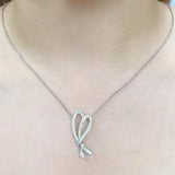 蝴蝶結鑽石項鏈 - WILLS JEWELLERY