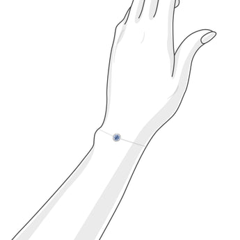 《圓 • 緣》藍寶石手鏈 - WILLS JEWELLERY