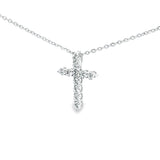 經典十字架鑽石吊墜 - WILLS JEWELLERY