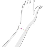 《圓 • 緣》粉紅寶石手鏈 (玫瑰金) - WILLS JEWELLERY