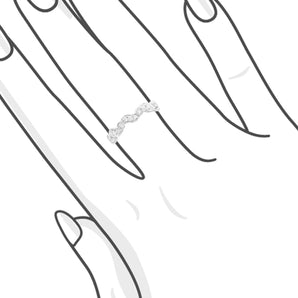 鑽石扭紋線戒 - WILLS JEWELLERY