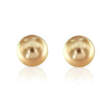 【網店限定】經典南洋金檳色珍珠耳環 - WILLS JEWELLERY