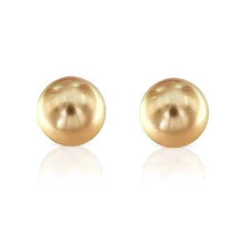 【網店限定】經典南洋金檳色珍珠耳環 - WILLS JEWELLERY