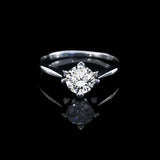 經典四爪教堂式刀肶鑽石戒指款式 - WILLS JEWELLERY