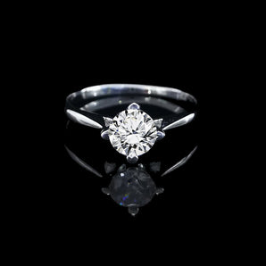 經典四爪教堂式刀肶鑽石戒指款式 - WILLS JEWELLERY