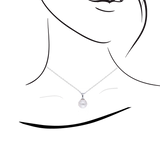 【網店限定】簡約正圓珍珠吊墜 - WILLS JEWELLERY