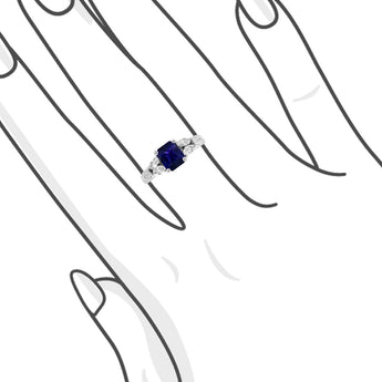 雷地恩形變色藍寶石鑽石戒指 - WILLS JEWELLERY