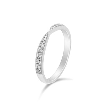 經典鑽石線戒 - WILLS JEWELLERY