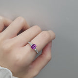 圖騰戒指．紫色藍寶石 - WILLS JEWELLERY