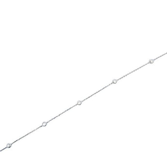 小白鑽手鏈 - WILLS JEWELLERY