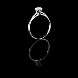 經典四爪大教堂式刀肶鑽石戒指款式 - WILLS JEWELLERY