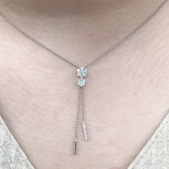 層次白鑽頸鏈 - WILLS JEWELLERY