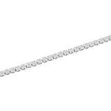 時尚圓形鑽石白金手鏈 - WILLS JEWELLERY