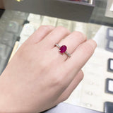 波浪・紅寶石鑽石戒指 - WILLS JEWELLERY