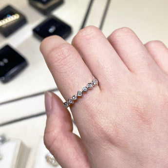 方圓幾何・鑽石線戒 - WILLS JEWELLERY