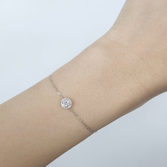 圓緣手鏈．鑽石 - WILLS JEWELLERY