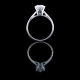 經典六爪大教堂式鑽石戒指款式 - WILLS JEWELLERY