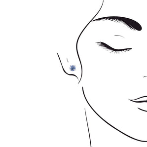 《圓 • 緣》藍寶石清鑲耳環 - WILLS JEWELLERY