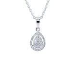 水滴梨形鑽石吊墜 - WILLS JEWELLERY