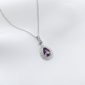 宮廷式吊墮 · 紫色尖晶石 - WILLS JEWELLERY