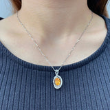 芬達石．光環鑲鑽吊咀 - WILLS JEWELLERY