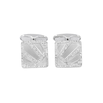 方形鑽石袖口鈕 - WILLS JEWELLERY
