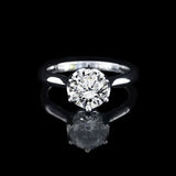 經典六爪大教堂式刀肶鑽石戒指款式 - WILLS JEWELLERY