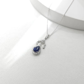 歐式宮廷吊墮 · 皇家藍藍寶石 - WILLS JEWELLERY