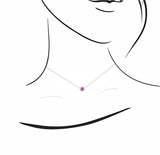 《圓 • 緣》粉紅寶石頸鏈 - WILLS JEWELLERY