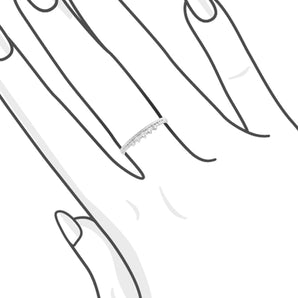 鑽石皇冠線戒 - WILLS JEWELLERY