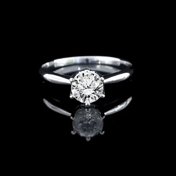 經典六爪皇冠鑲石鑽石戒指款式 - WILLS JEWELLERY