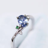 《幾何美學》坦桑石寶石戒指 - WILLS JEWELLERY