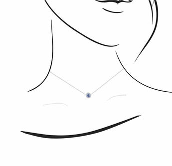 《圓 • 緣》藍寶石頸鏈 - WILLS JEWELLERY