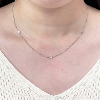 水泡鑽石項鏈 - WILLS JEWELLERY