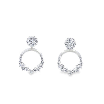 小圓圈碎星耳環 - WILLS JEWELLERY