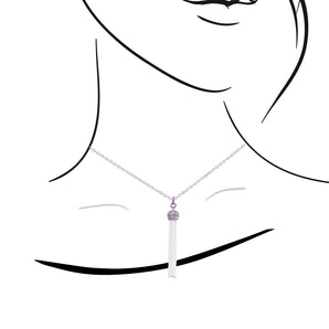 圓形珍珠流蘇紅寶石皇冠吊墜 - WILLS JEWELLERY