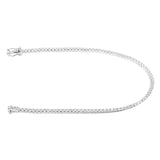 現代圓形鑽石白金手鏈 - WILLS JEWELLERY