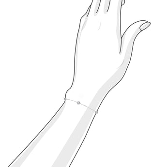 水泡鑽石手鏈（多顆） - WILLS JEWELLERY