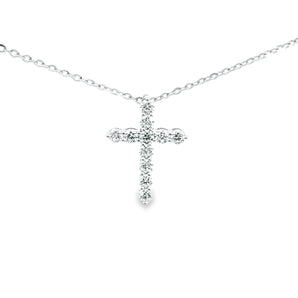 經典十字架鑽石吊墜 - WILLS JEWELLERY