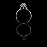 經典四爪花樣大教堂式刀肶鑽石戒指款式 - WILLS JEWELLERY