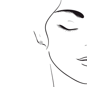 小花卉鑽石耳環 - WILLS JEWELLERY